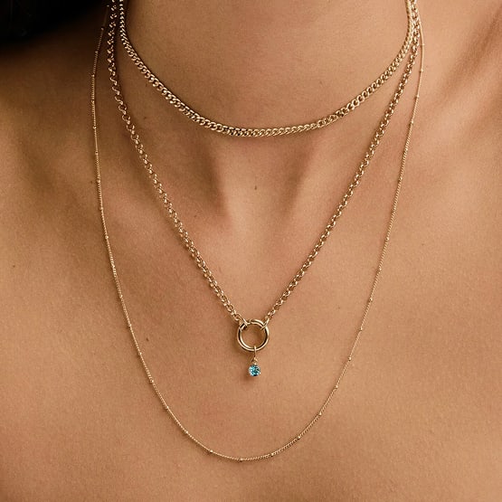 14k Yellow Gold Necklaces